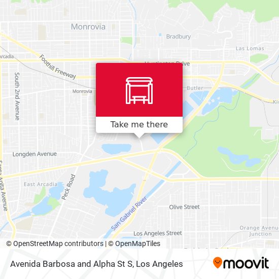 Avenida Barbosa and Alpha St S map