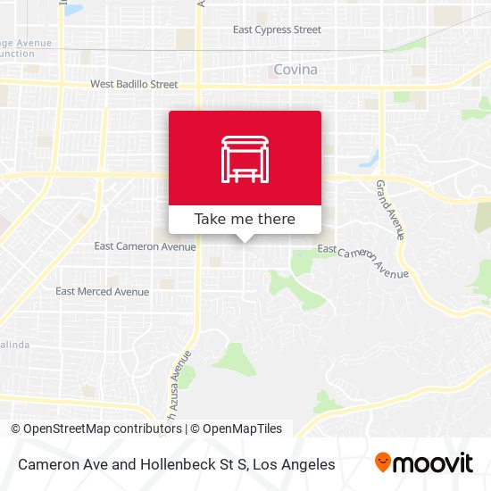 Cameron Ave and Hollenbeck St S map