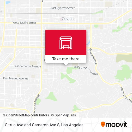 Citrus Ave and Cameron Ave S map