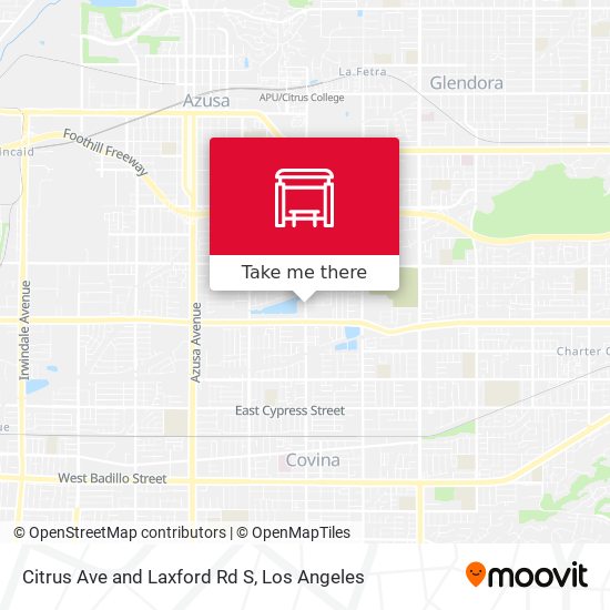 Citrus Ave and Laxford Rd S map
