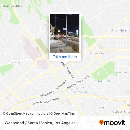 Mapa de Westwood / Santa Monica