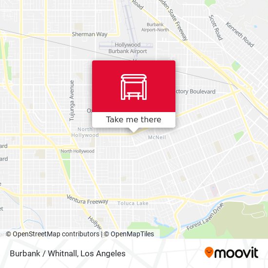 Burbank / Whitnall map
