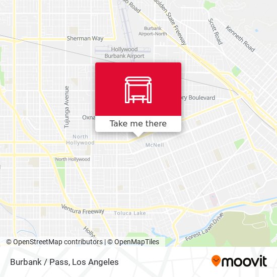 Mapa de Burbank / Pass