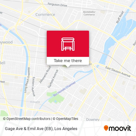 Mapa de Gage Ave & Emil Ave (EB)