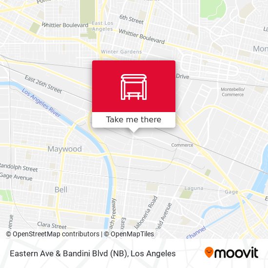 Mapa de Eastern Ave & Bandini Blvd (NB)