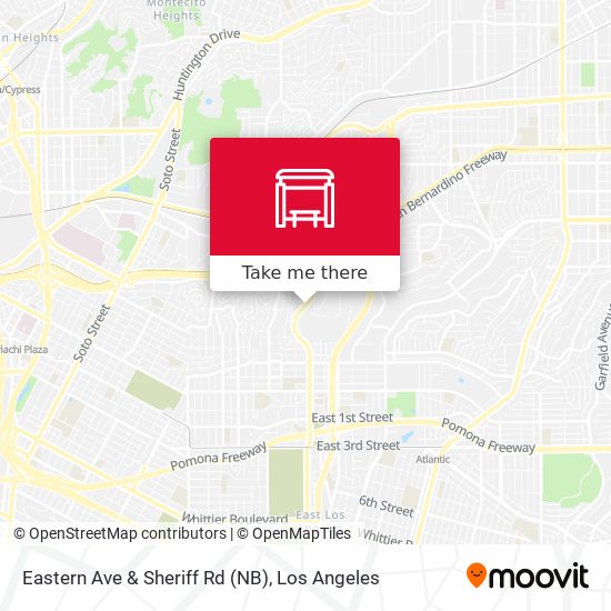 Mapa de Eastern Ave & Sheriff Rd (NB)