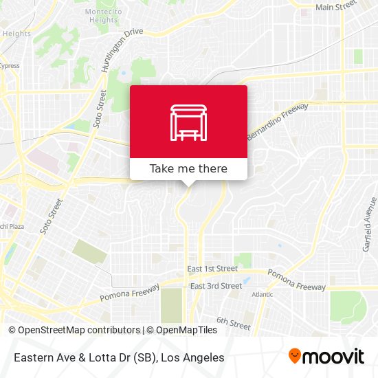 Eastern Ave & Lotta Dr (SB) map