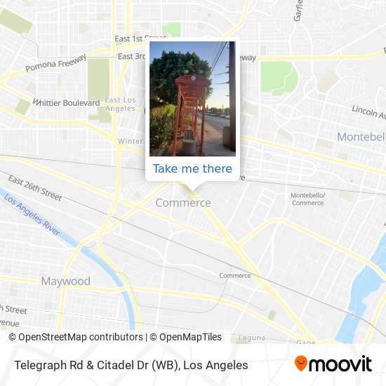 Mapa de Telegraph Rd & Citadel Dr (WB)