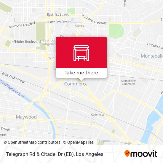 Telegraph Rd & Citadel Dr (EB) map