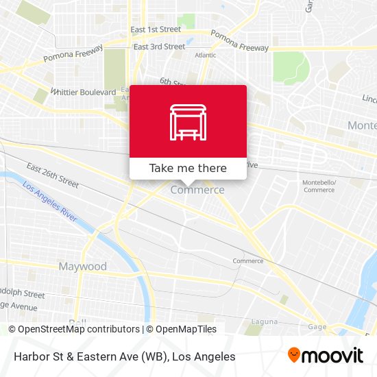 Mapa de Harbor St & Eastern Ave (WB)