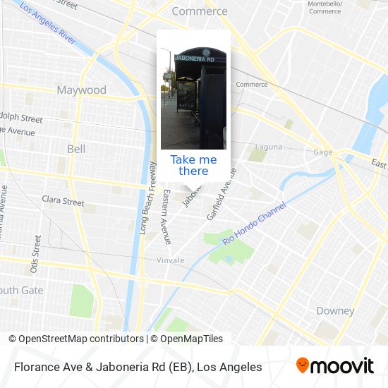 Mapa de Florance Ave & Jaboneria Rd (EB)