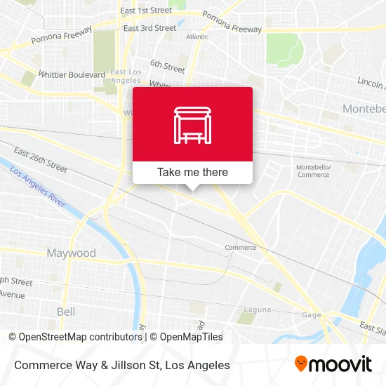 Commerce Way & Jillson St map