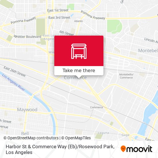 Harbor St & Commerce Way (Eb) / Rosewood Park map