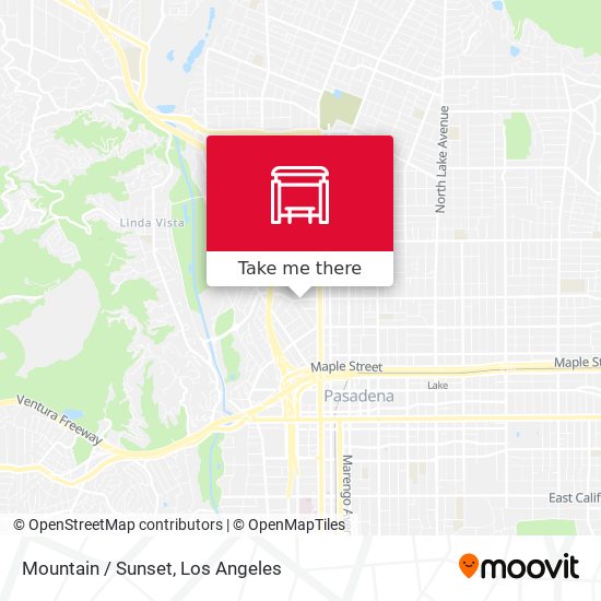 Mountain / Sunset map