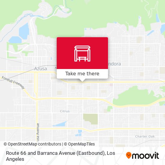 Mapa de Route 66 and Barranca Avenue (Eastbound)