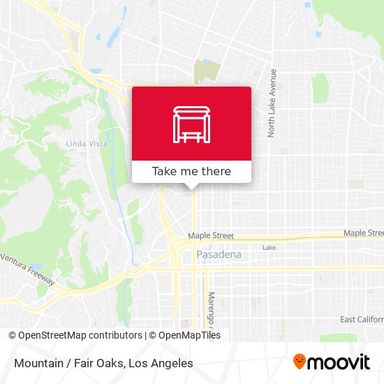 Mapa de Mountain / Fair Oaks