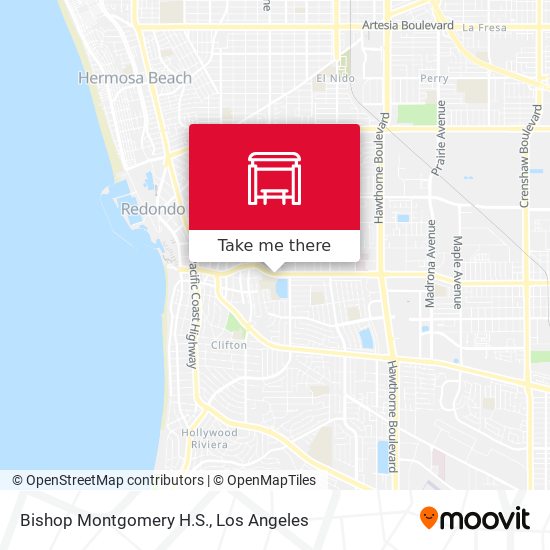 Bishop Montgomery H.S. map