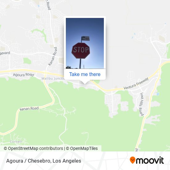 Mapa de Agoura / Chesebro