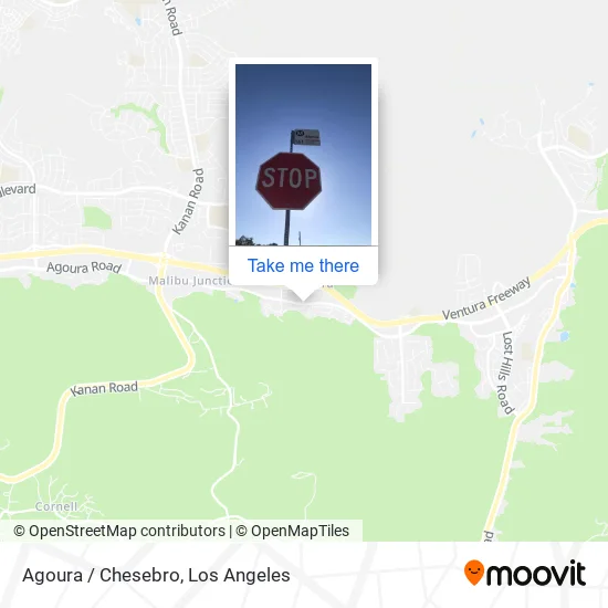 Agoura / Chesebro map