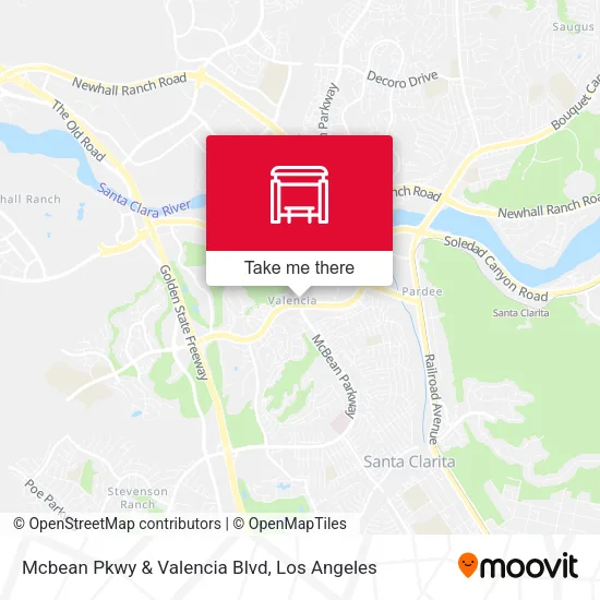 Mcbean Pkwy & Valencia Blvd map