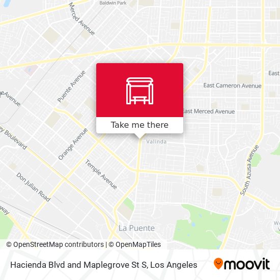 Mapa de Hacienda Blvd and Maplegrove St S