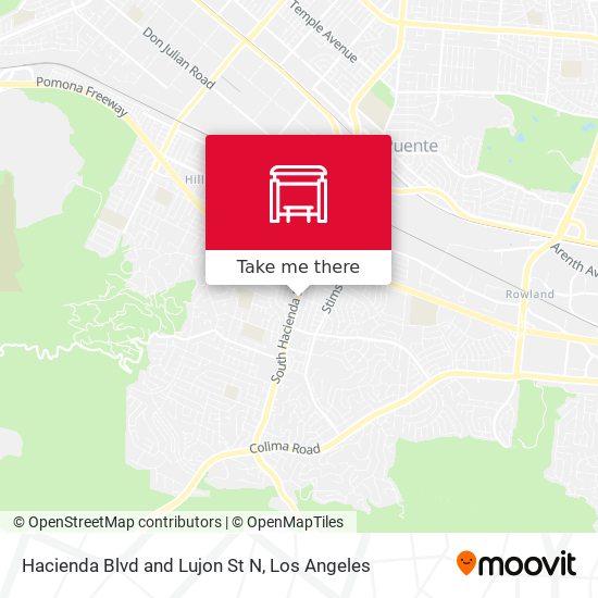Hacienda Blvd and Lujon St N map