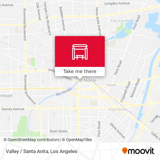 Mapa de Valley / Santa Anita