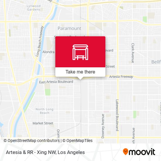 Mapa de Artesia & RR - Xing NW