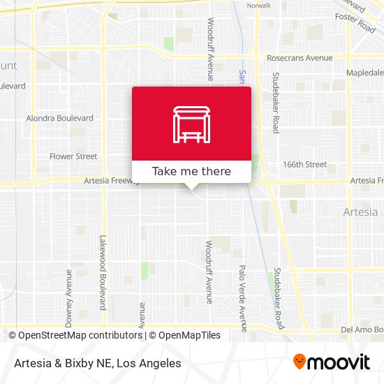 Mapa de Artesia & Bixby NE