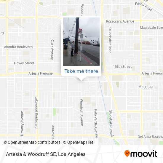 Mapa de Artesia & Woodruff SE