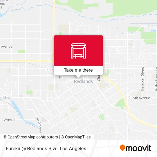 Eureka @ Redlands Blvd map