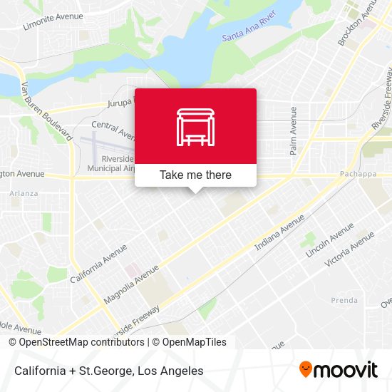 California + St.George map