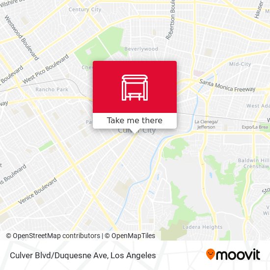 Culver Blvd/Duquesne Ave map