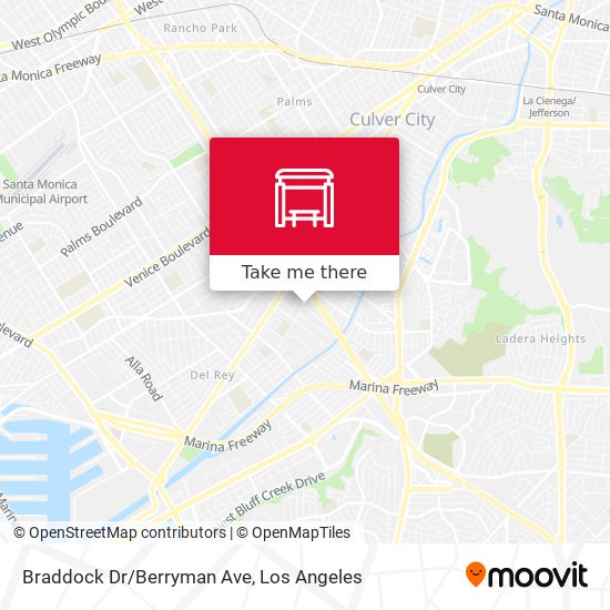 Mapa de Braddock Dr/Berryman Ave