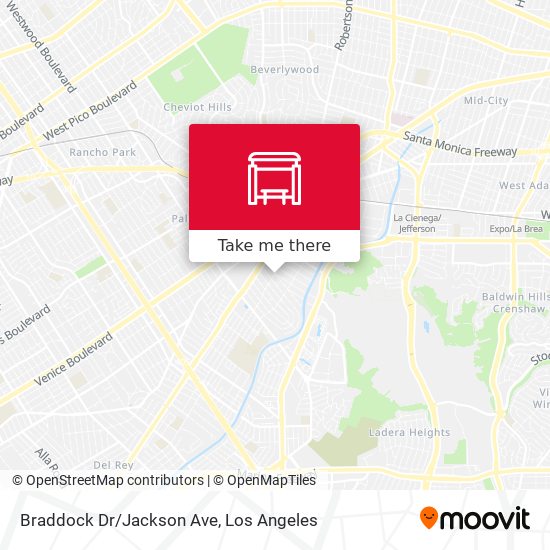 Braddock Dr/Jackson Ave map