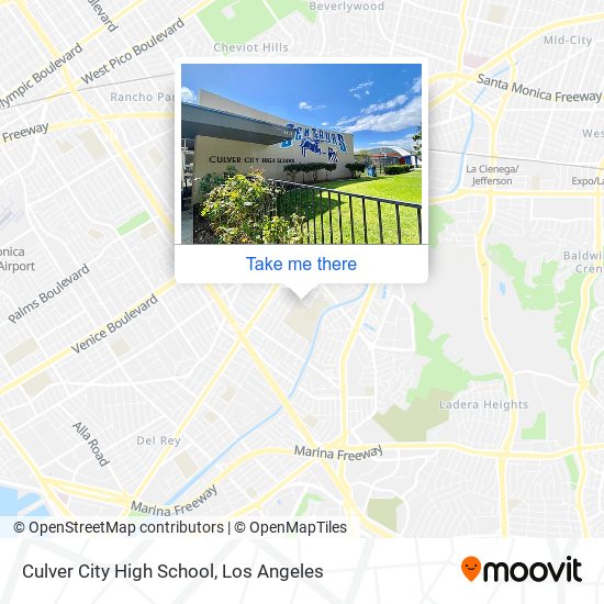 Culver City High School map