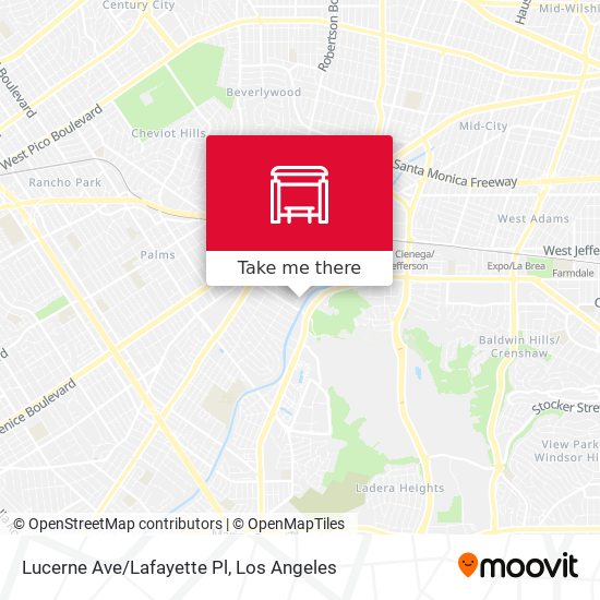 Lucerne Ave/Lafayette Pl map