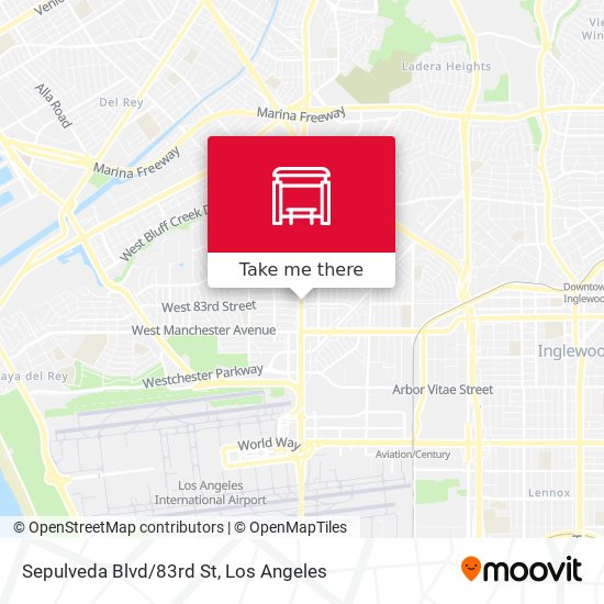 Sepulveda Blvd/83rd St map