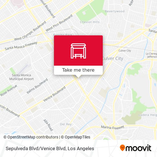 Sepulveda Blvd/Venice Blvd map
