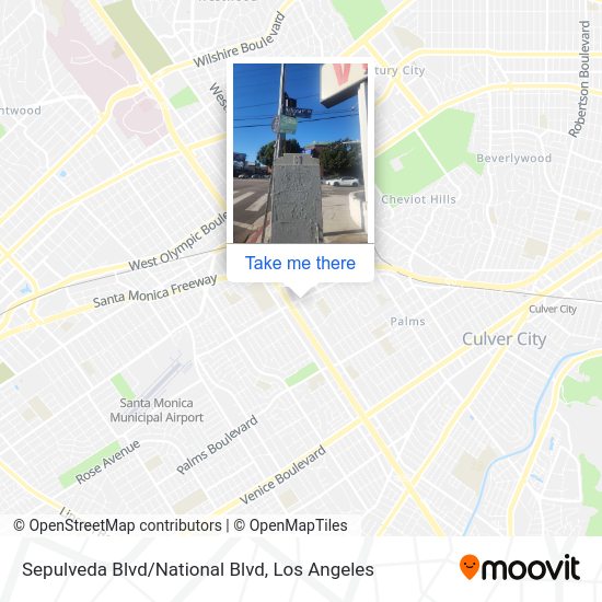 Mapa de Sepulveda Blvd/National Blvd