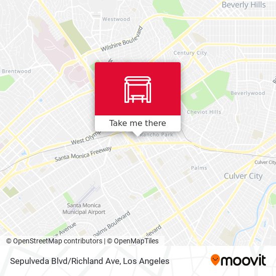 Sepulveda Blvd/Richland Ave map