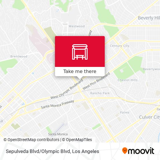 Sepulveda Blvd/Olympic Blvd map