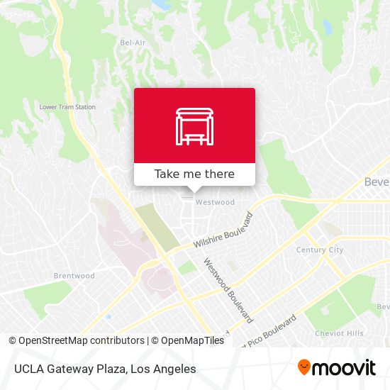 UCLA Gateway Plaza map