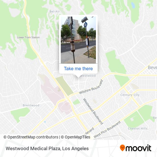 Mapa de Westwood Medical Plaza