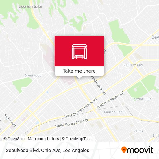 Sepulveda Blvd/Ohio Ave map