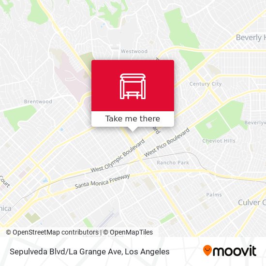 Mapa de Sepulveda Blvd/La Grange Ave