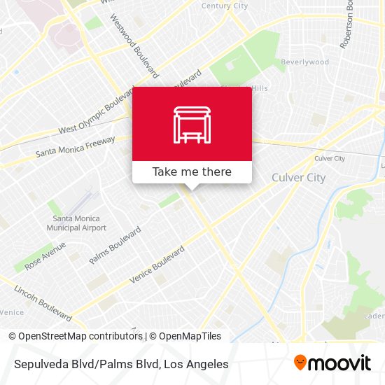 Mapa de Sepulveda Blvd/Palms Blvd
