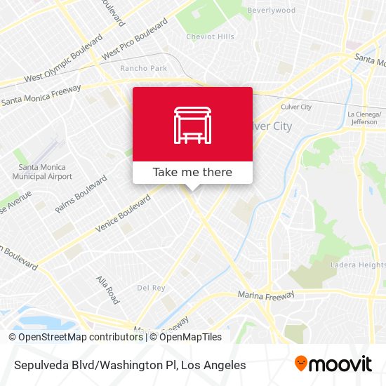 Mapa de Sepulveda Blvd/Washington Pl