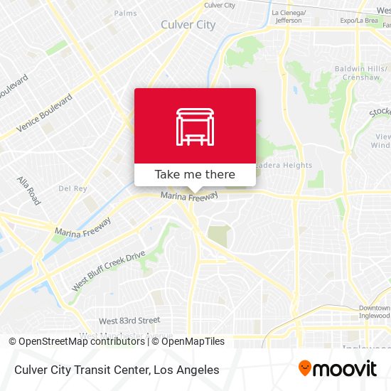 Mapa de Culver City Transit Center