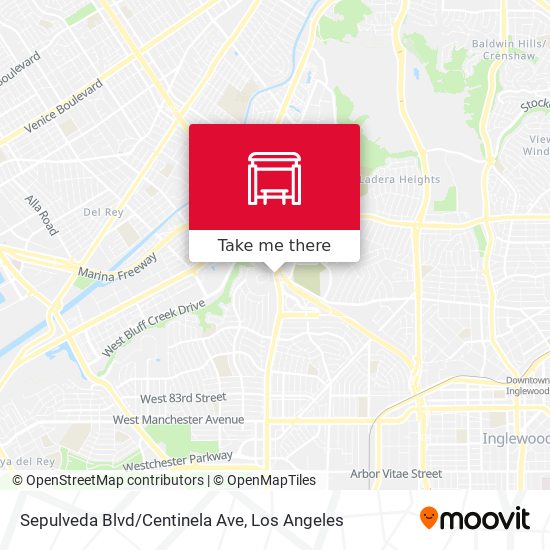 Mapa de Sepulveda Blvd/Centinela Ave